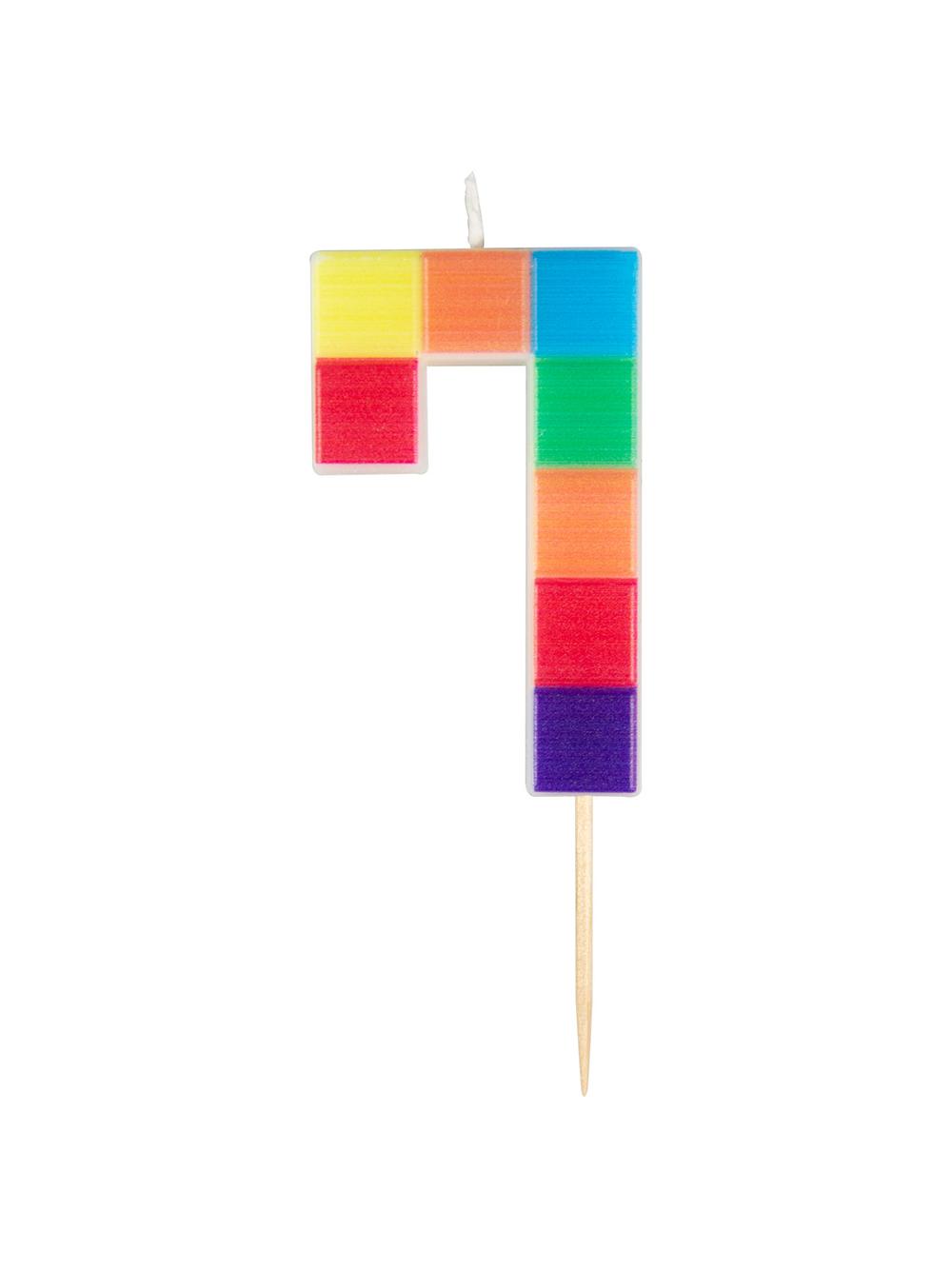 Świeczka cyferka klocki nr 7