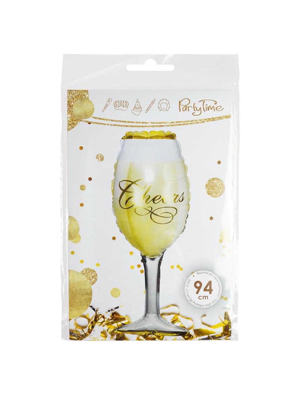 Balon foliowy kieliszek do szampana