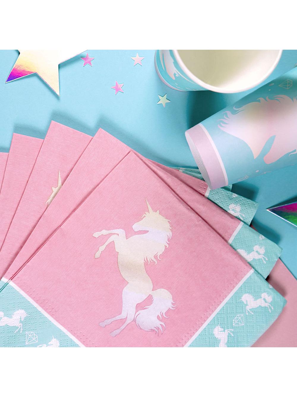 Serwetki - Jednorożec (20 szt.) - FSC Mix Credit