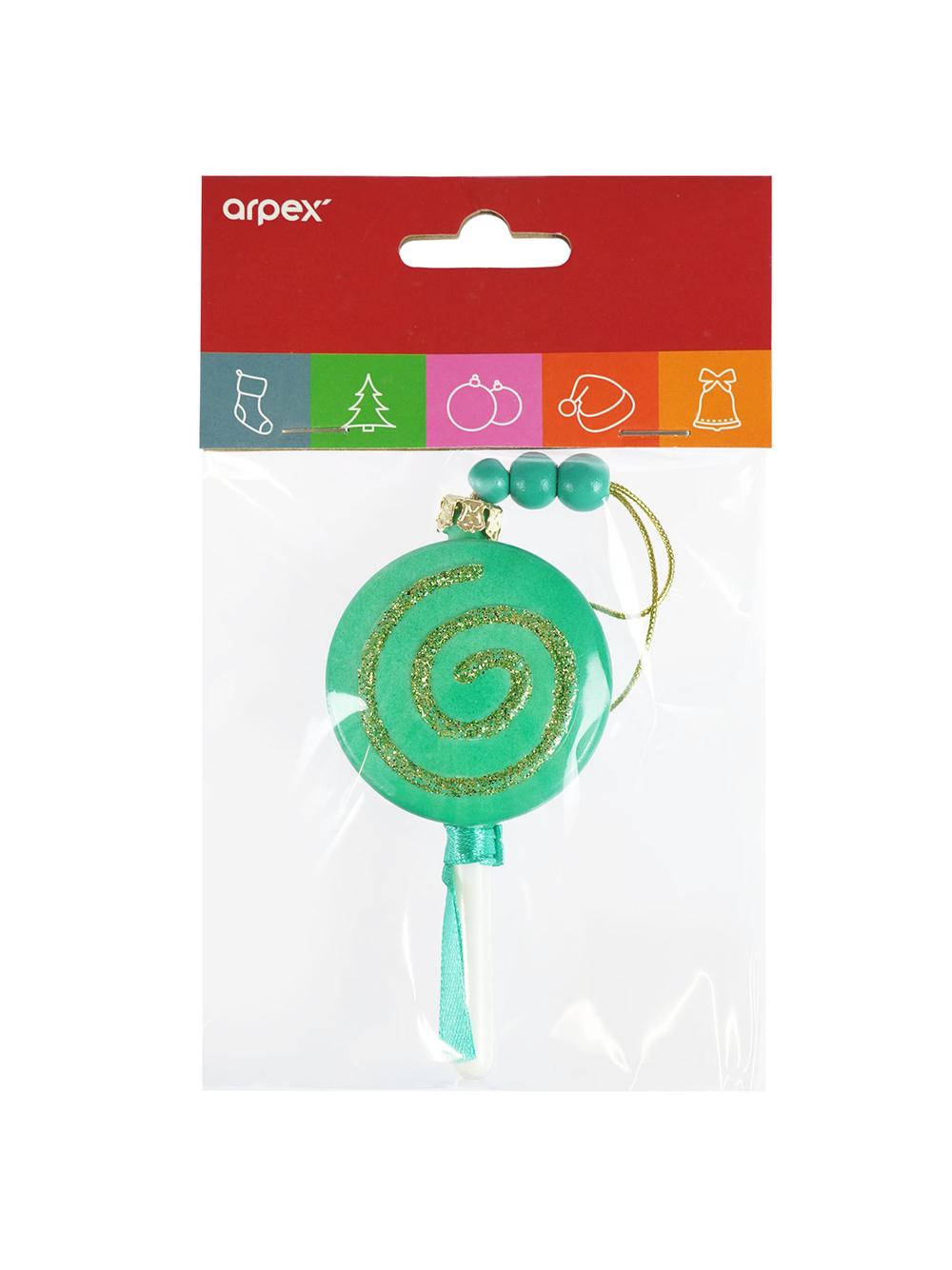 Zakręcony lizak turkusowy