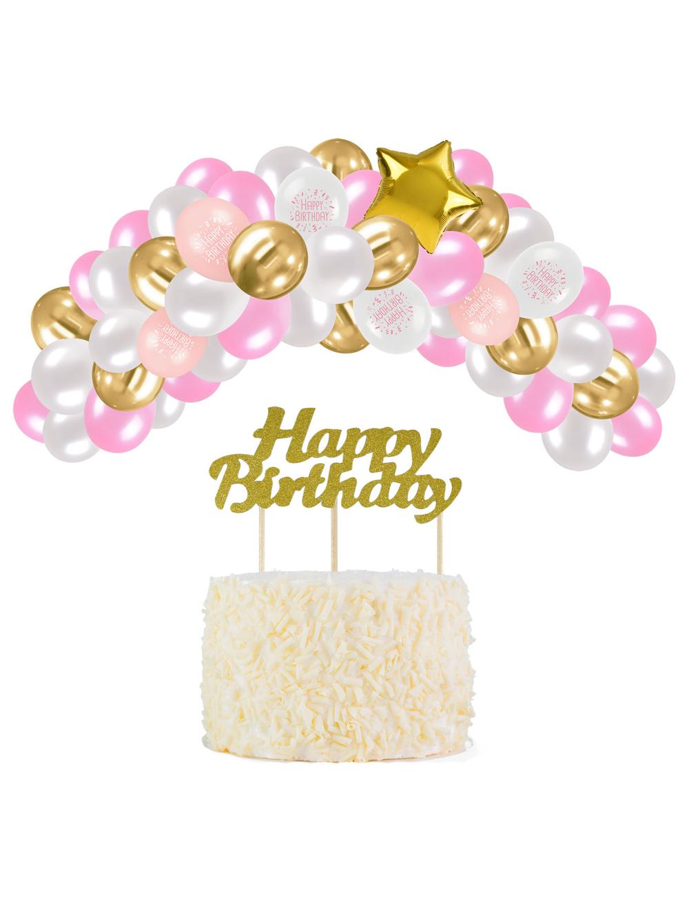 Zestaw urodzinowy dla dziewczynki LUX - 53 elementy