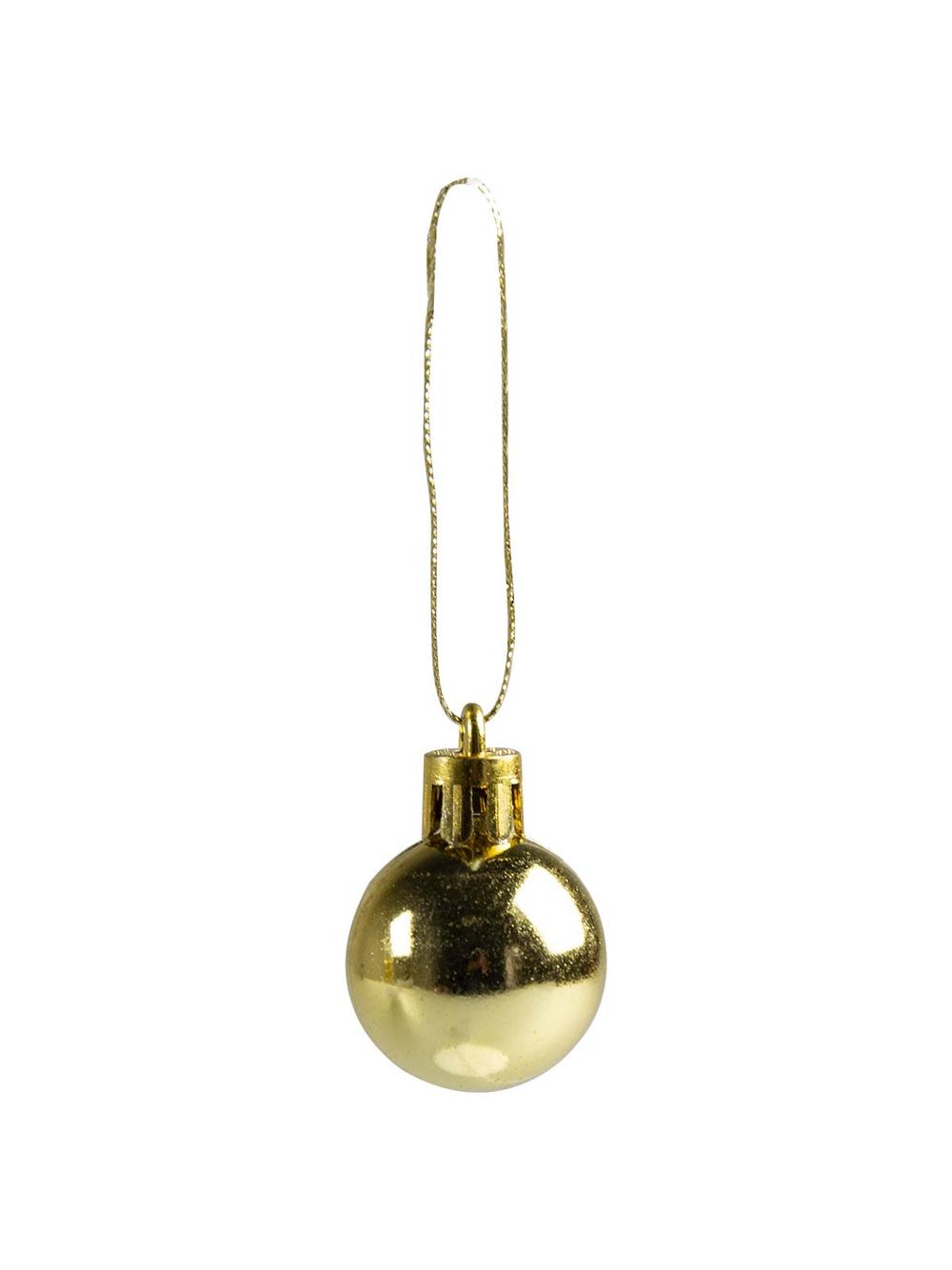 Bombki mini (12 szt.) złote