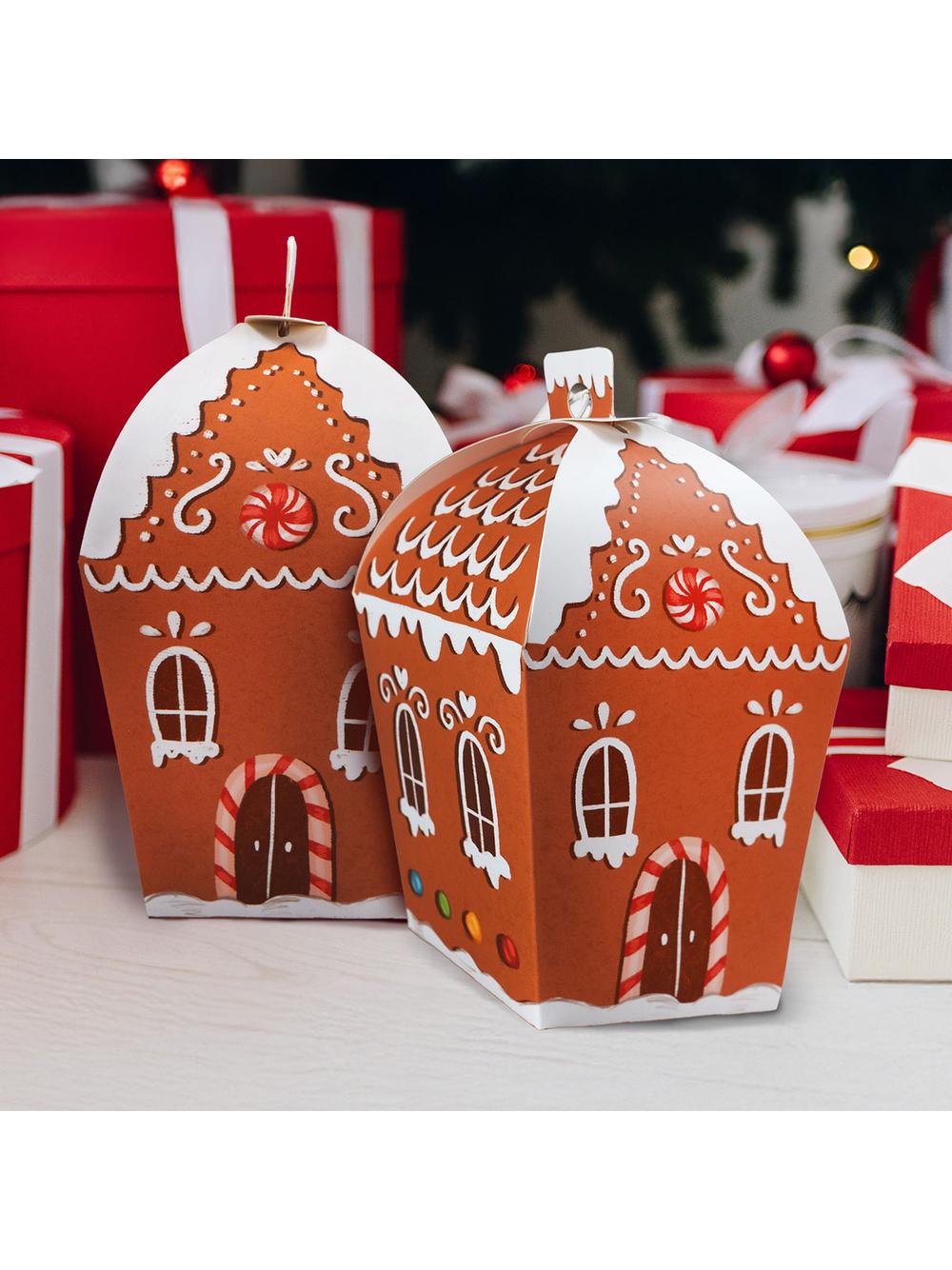 Papierowe domki na upominki (3 szt.)