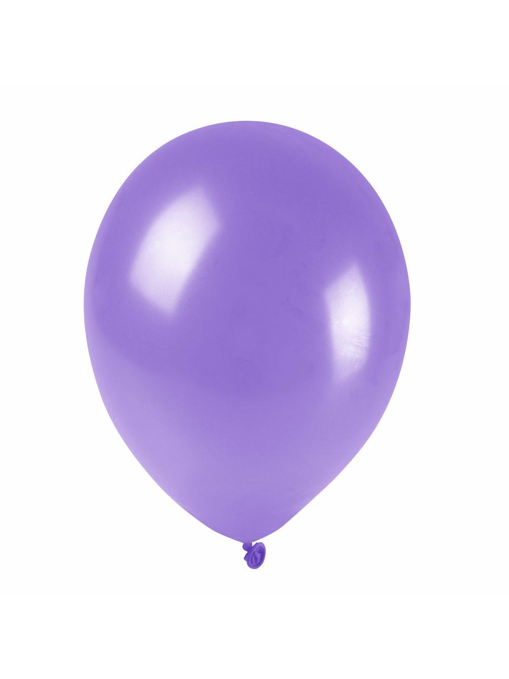 Balony metalizowane 10'' fioletowe (100 szt.)