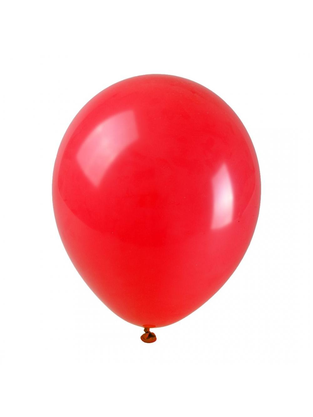 Balony pastelowe 10" czerwone nr 014 (100 szt.)