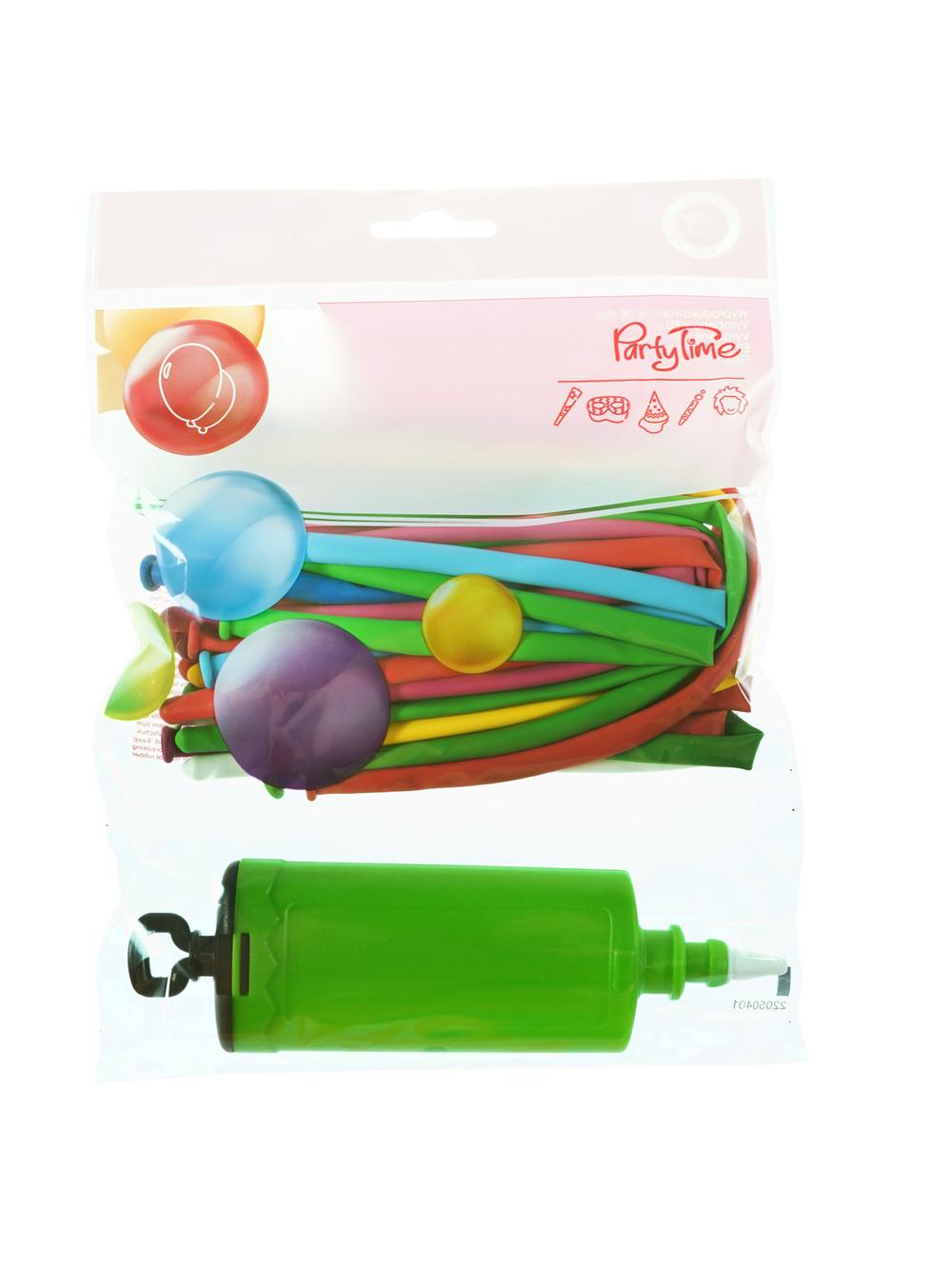 Balony do modelowania z pompką (20 szt.)