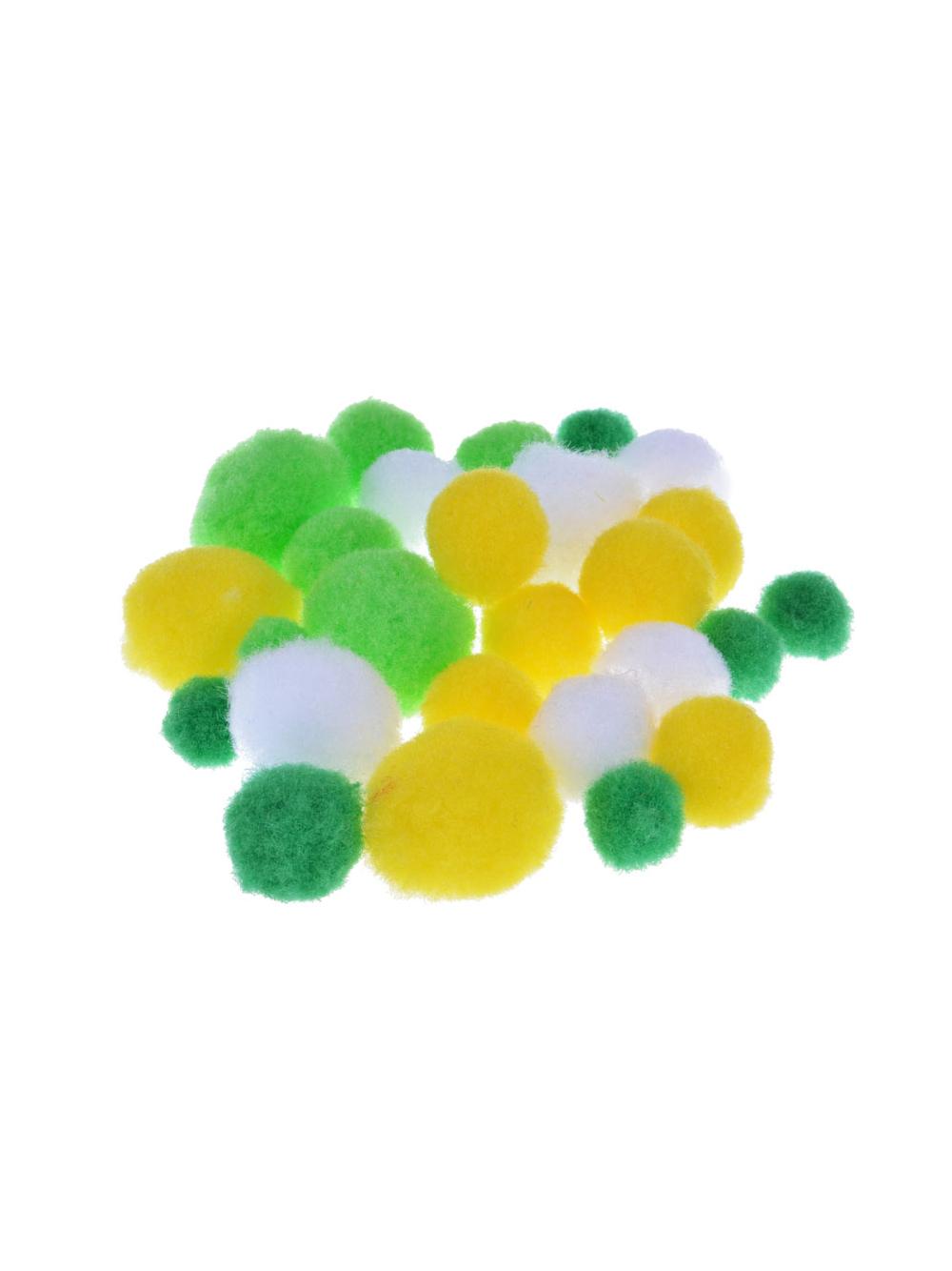 Pomponiki do zestawu zrób to sam (25 szt.)