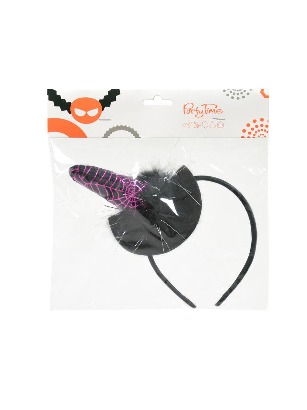 Kapelusik czarownicy na opasce mini