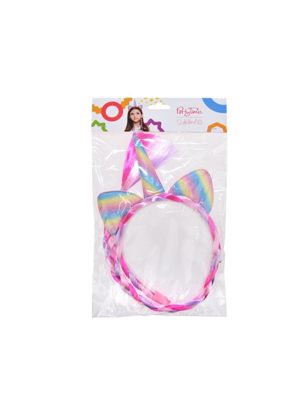 Opaska jednorożec z warkoczem