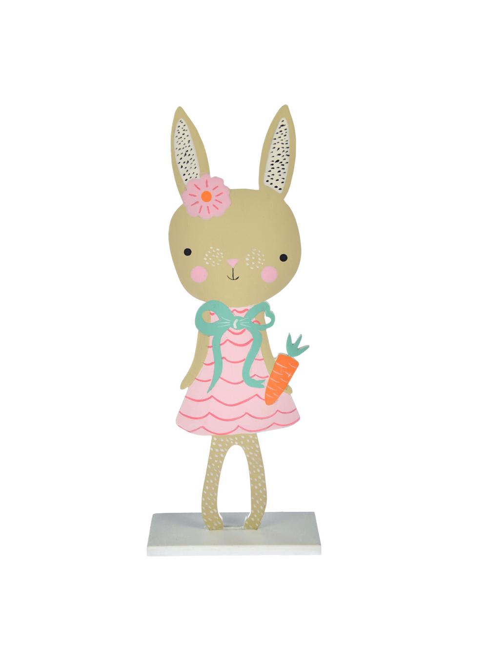 Drewniana dekoracja - zajączek