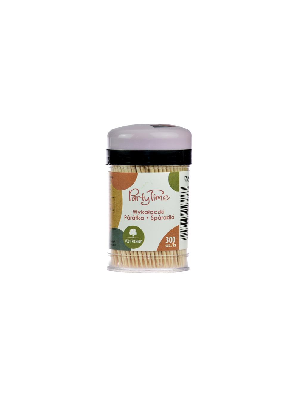 Wykałaczki w beczułce lux (300 szt.) - FSC 100%