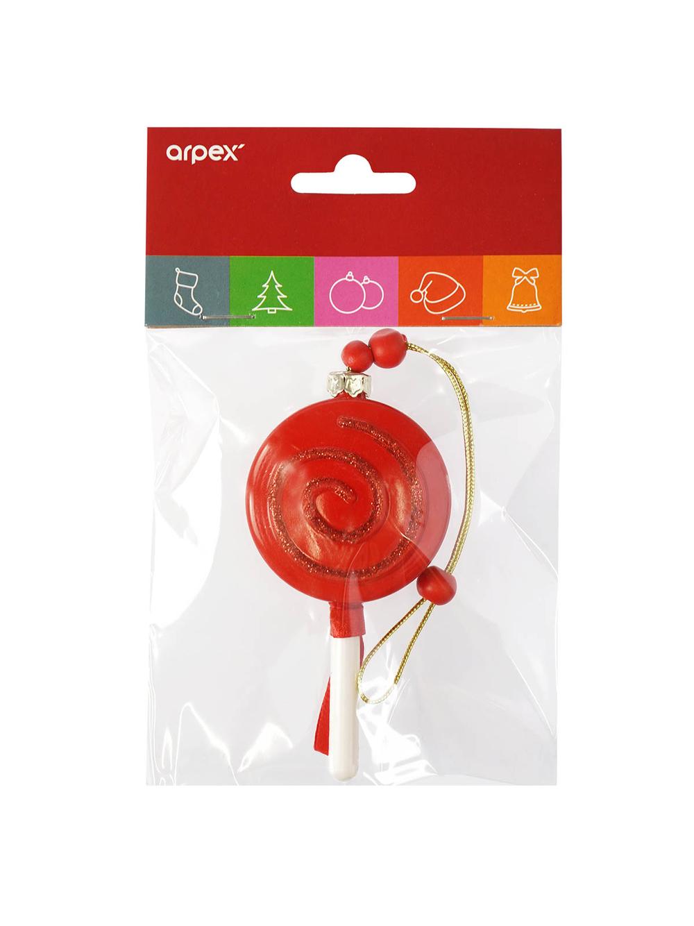 Zakręcony lizak czerwony