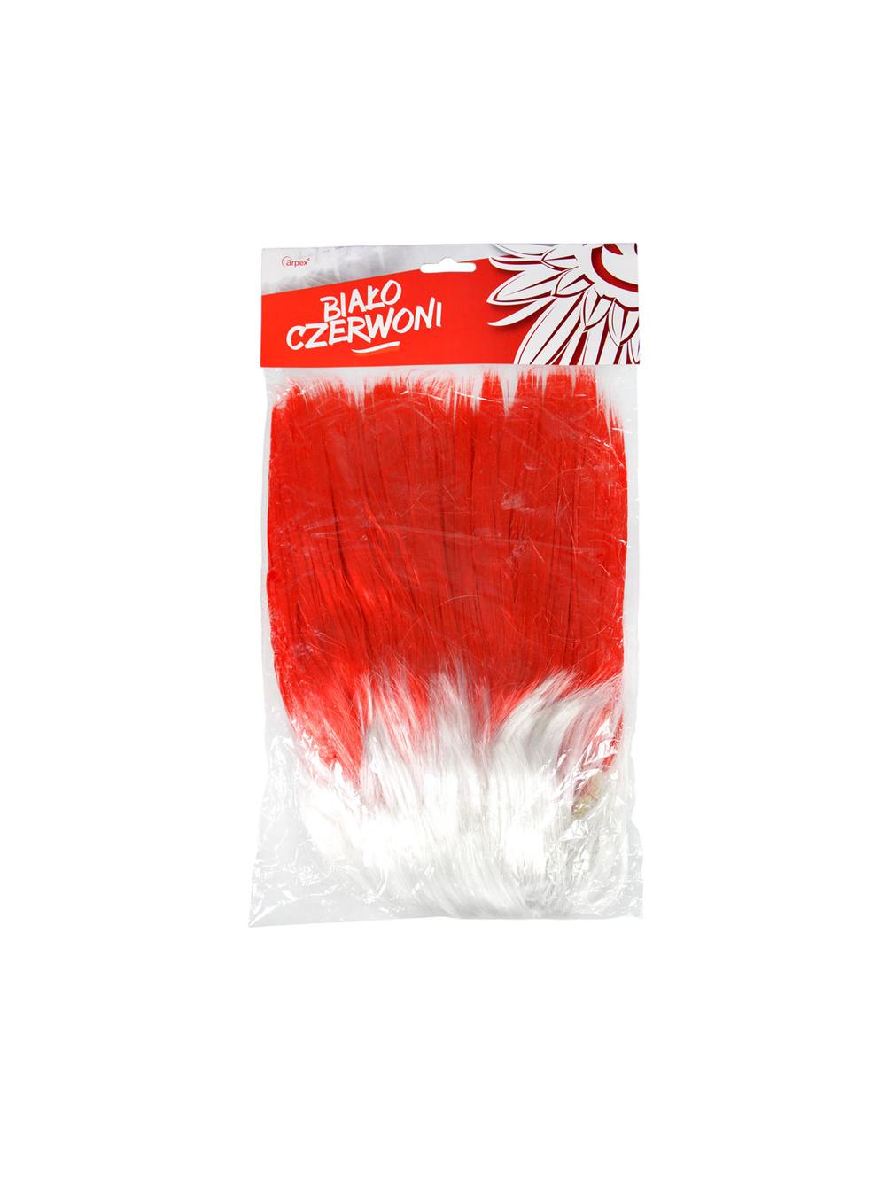 Peruka irokez "Biało-Czerwoni"