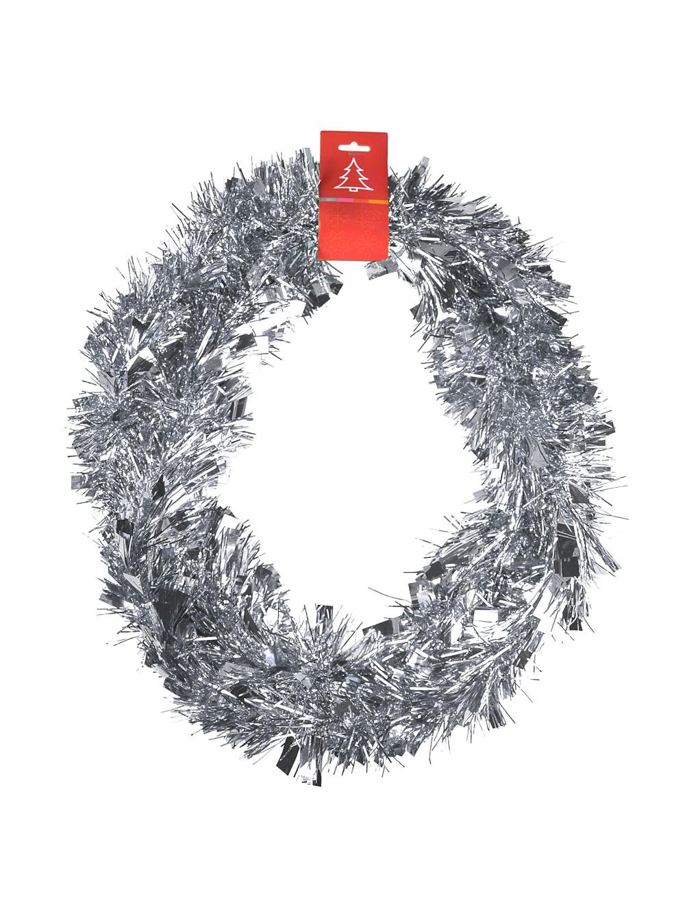 Łańcuch z grubym włosem srebrny