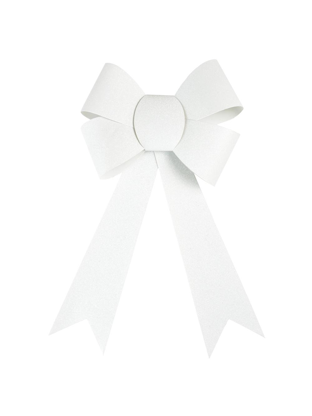 Kokarda brokatowa duża biała