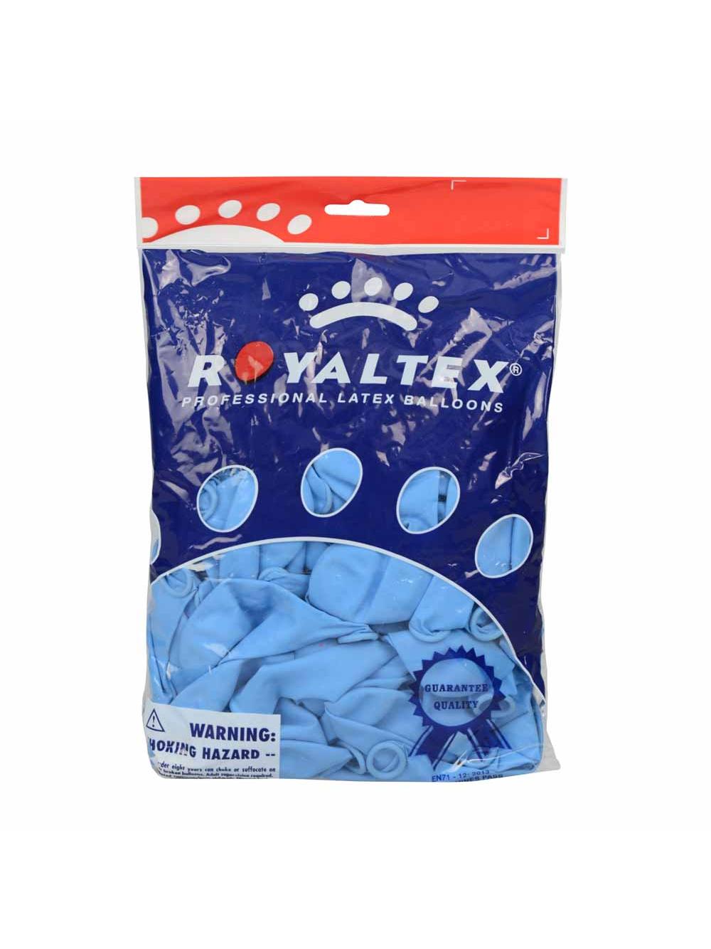 Balony pastelowe 12'' błękitne nr 019 (100 szt.)