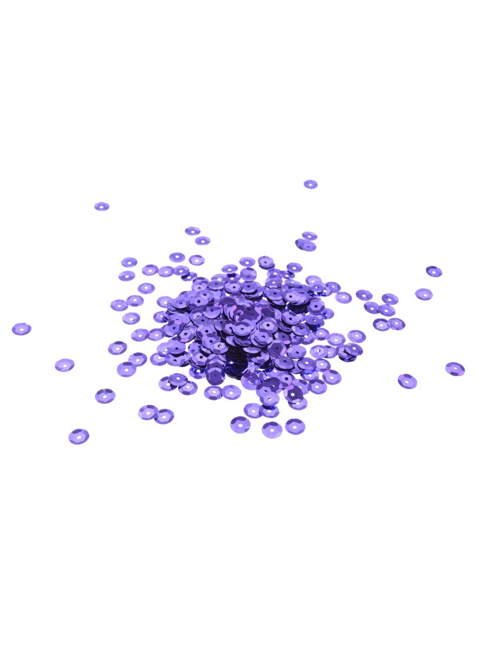 Cekiny dekoracyjne fioletowe