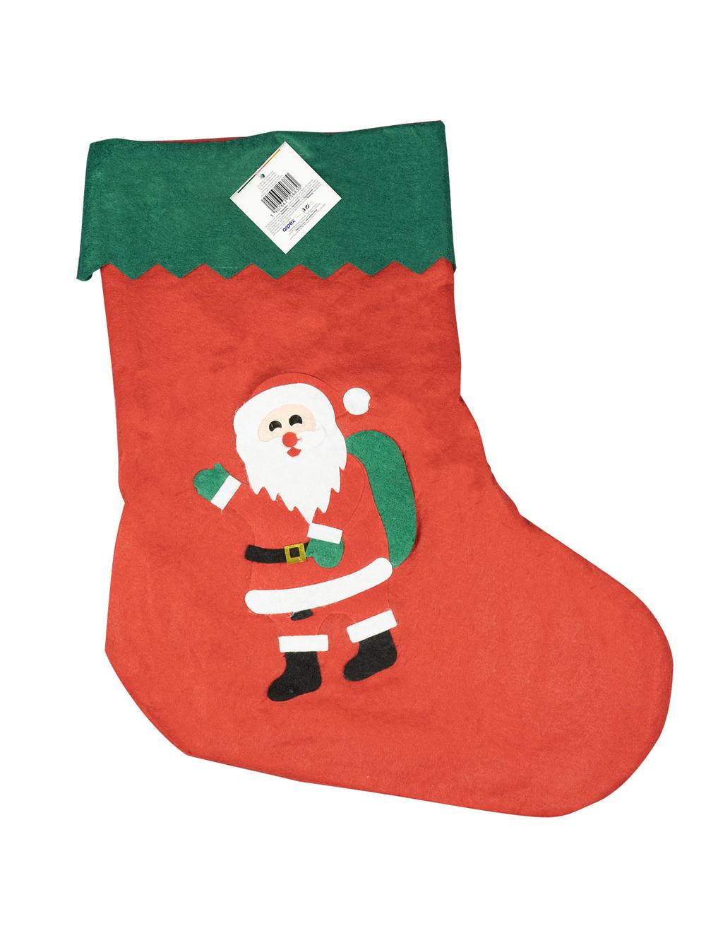 Skarpeta świąteczna duża - mix wzorów