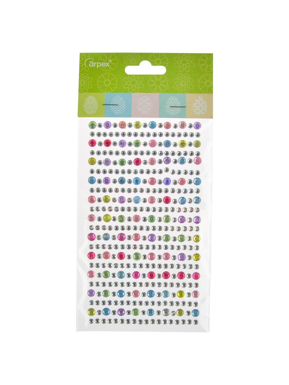 Samoprzylepne kryształki dekoracyjne