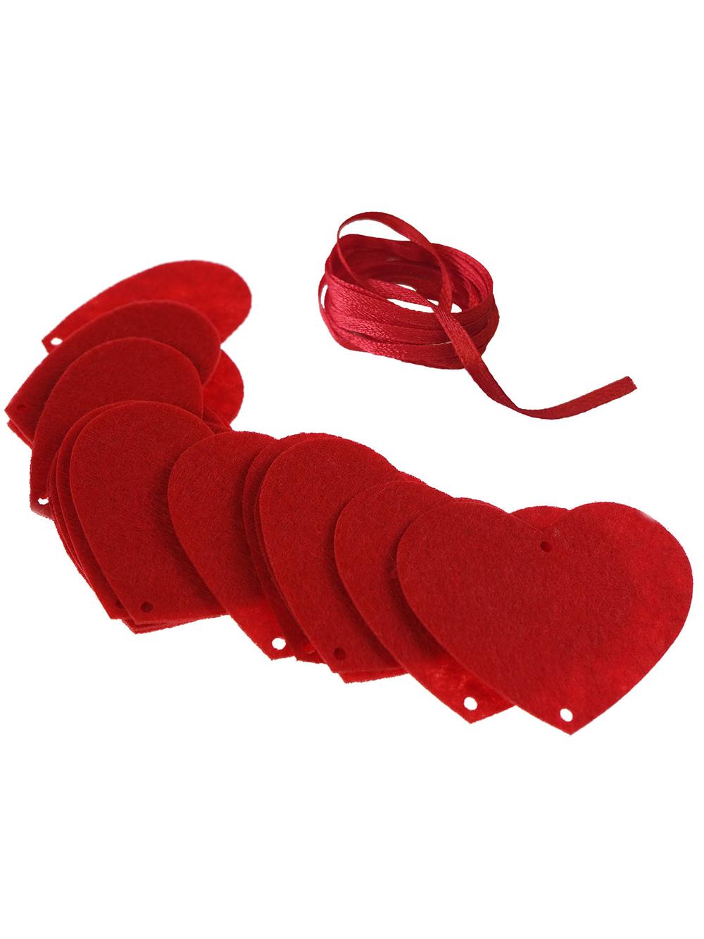 Girlanda pionowa z serduszek 2 m