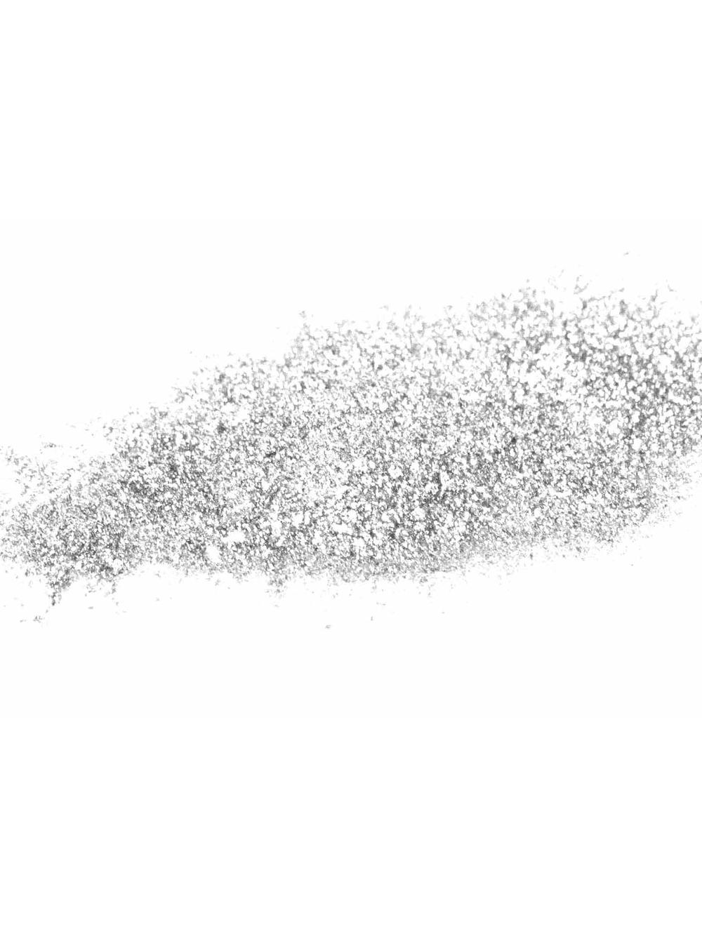 Brokat sypki srebrny