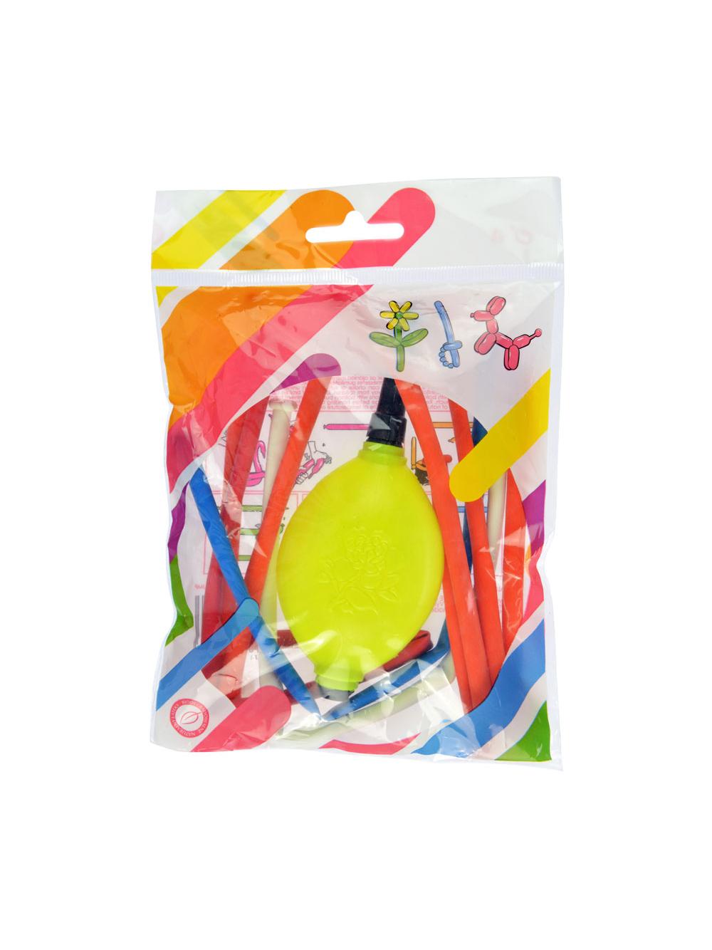 Balony do modelowania (6 szt.) z pompką