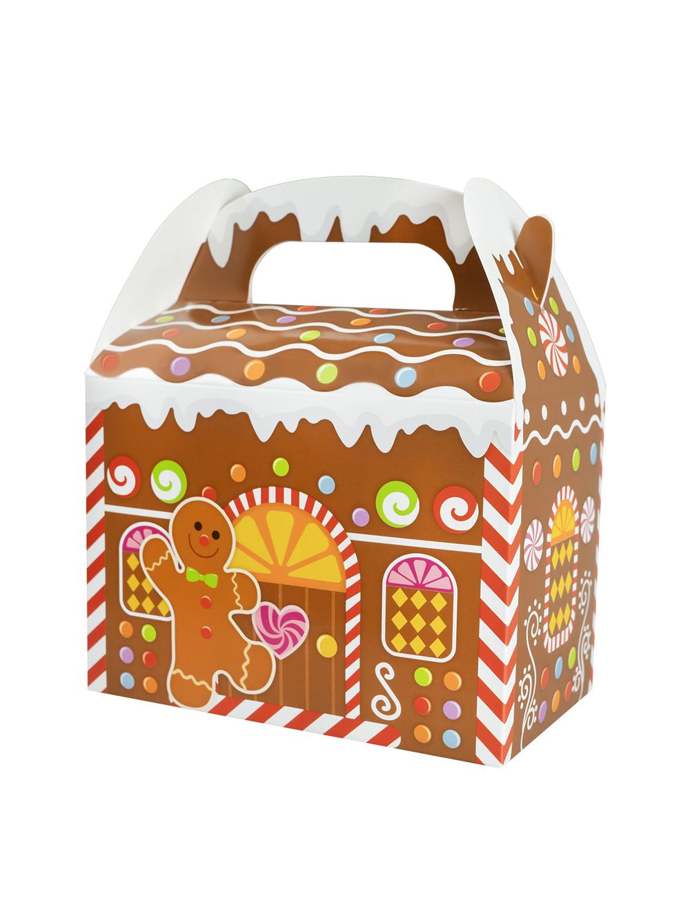 Papierowe domki - pudełko na upominki (2 szt.)