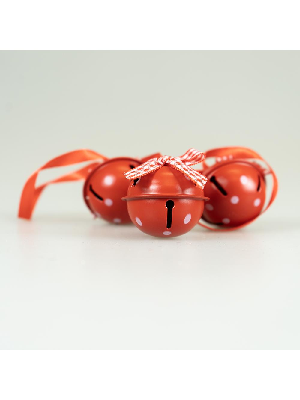 Dzwoneczki dekoracyjne - czerwone