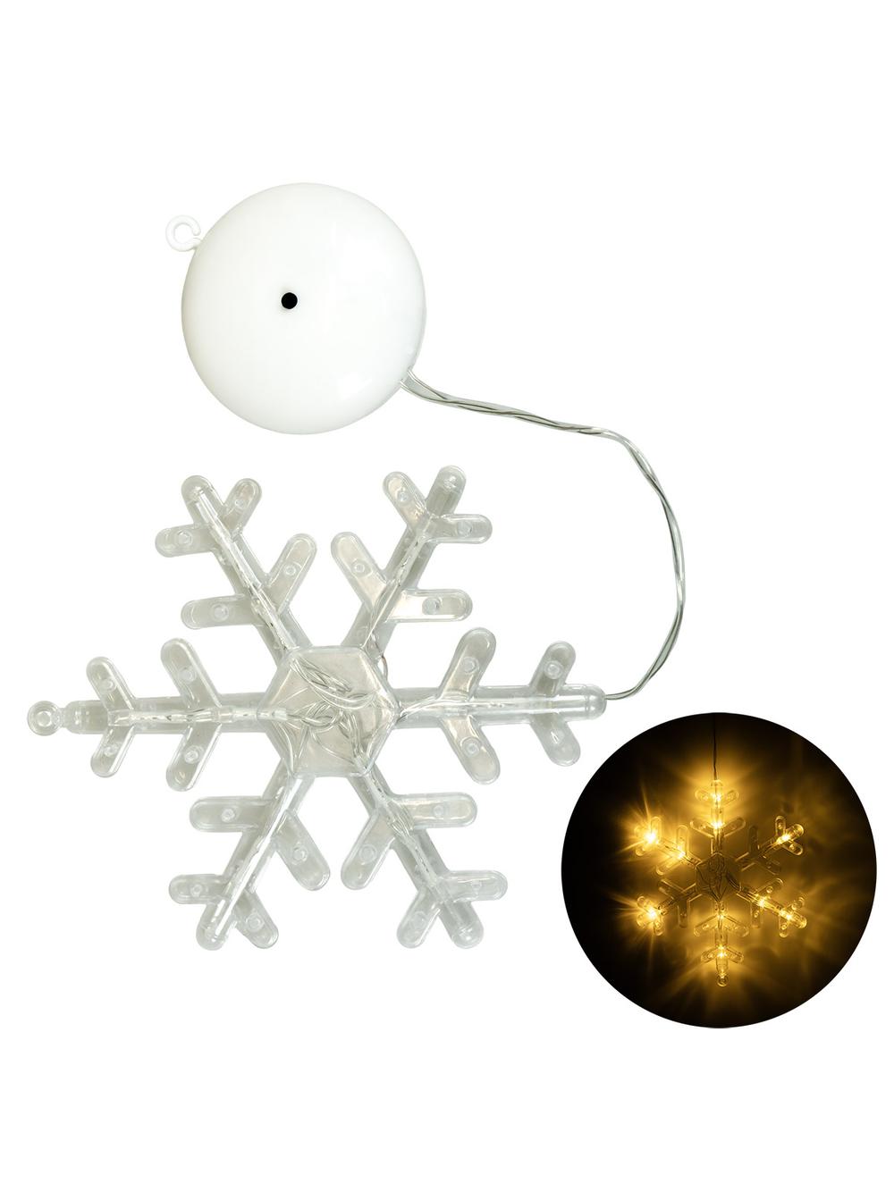 Plastikowa śnieżynka LED