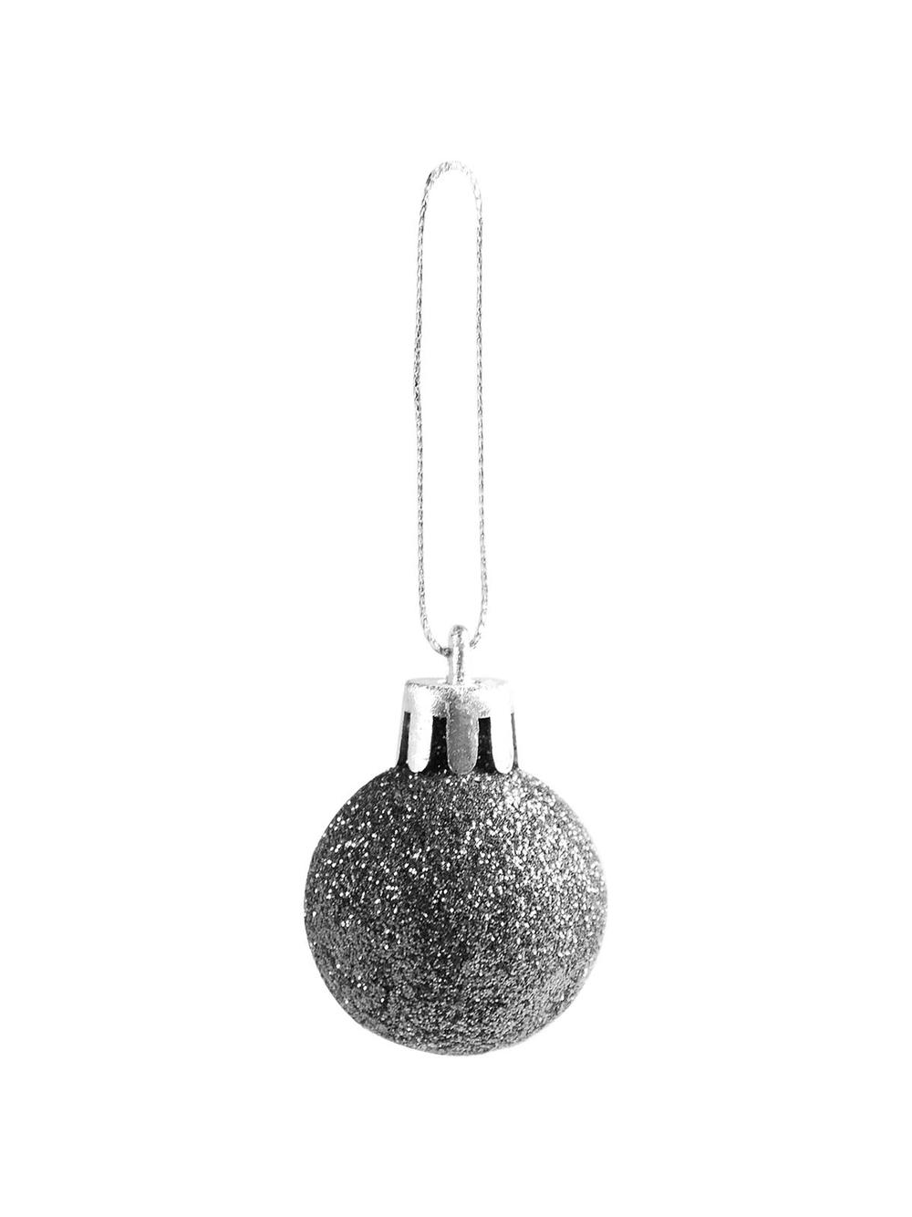 Bombki mini (12 szt.) srebrne