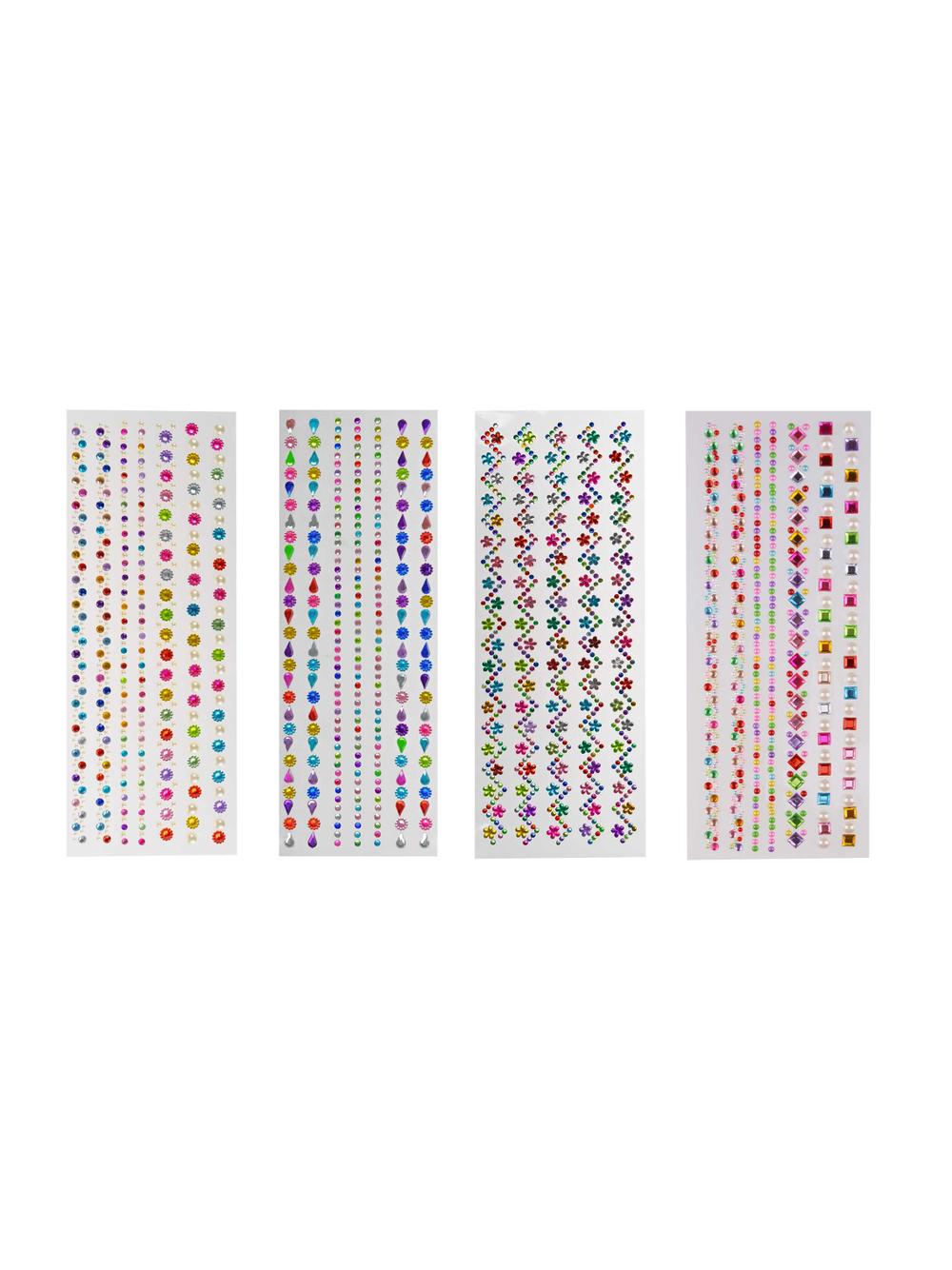 Samoprzylepne kryształki dekoracyjne - duże