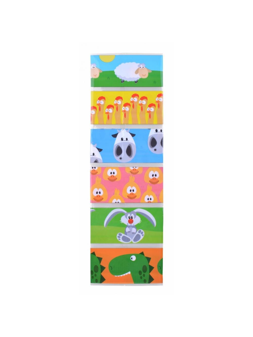 Owijki termokurczliwe na jajka - wesołe zwierzaki (6 szt.)