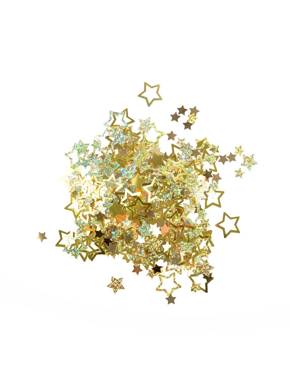 Konfetti gwiazdki - mix kształtów