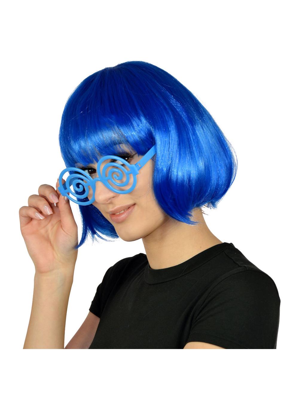 Peruka bob granatowa