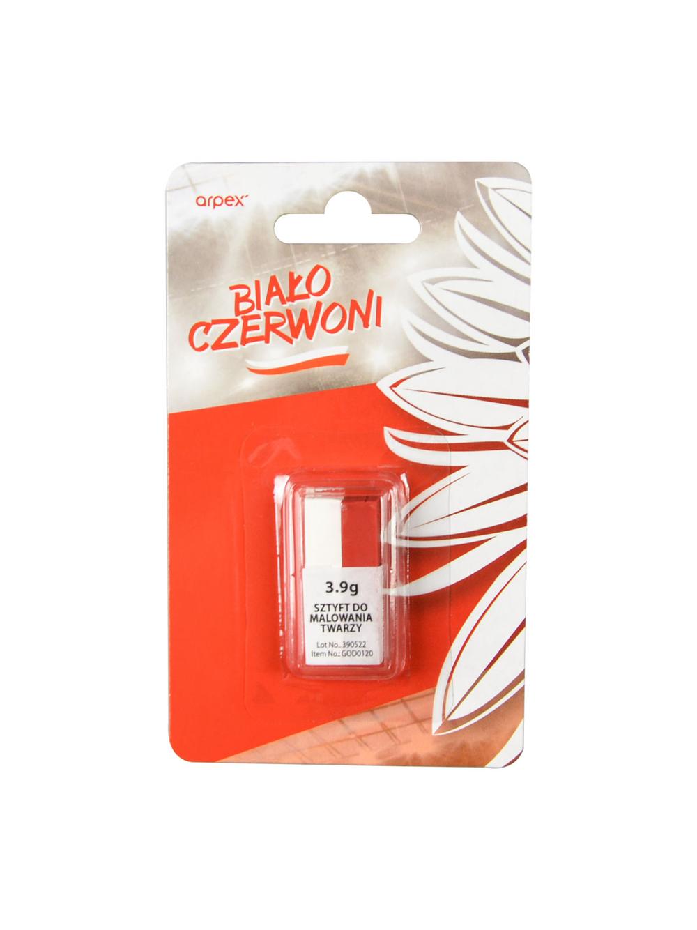 Sztyft do malowania twarzy "Biało-Czerwoni"