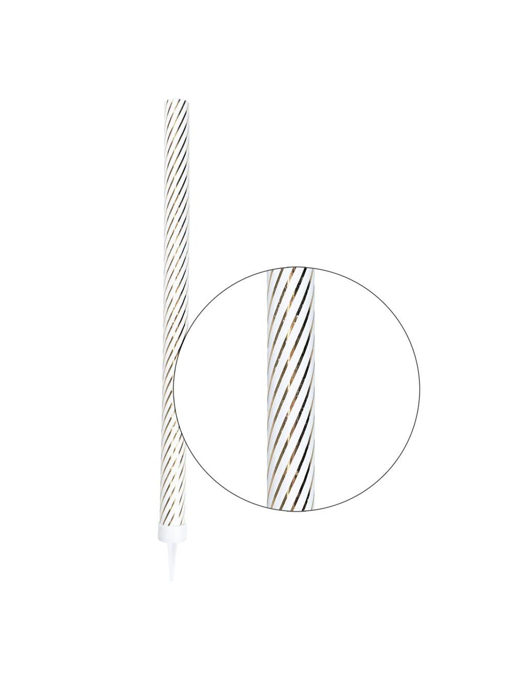 Fontanna party 26 cm - złote paski