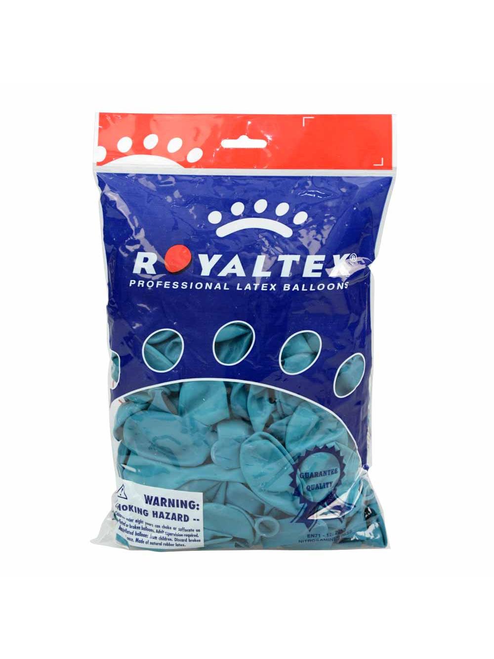 Balony pastelowe 10'' turkusowe nr 034 (100 szt.)
