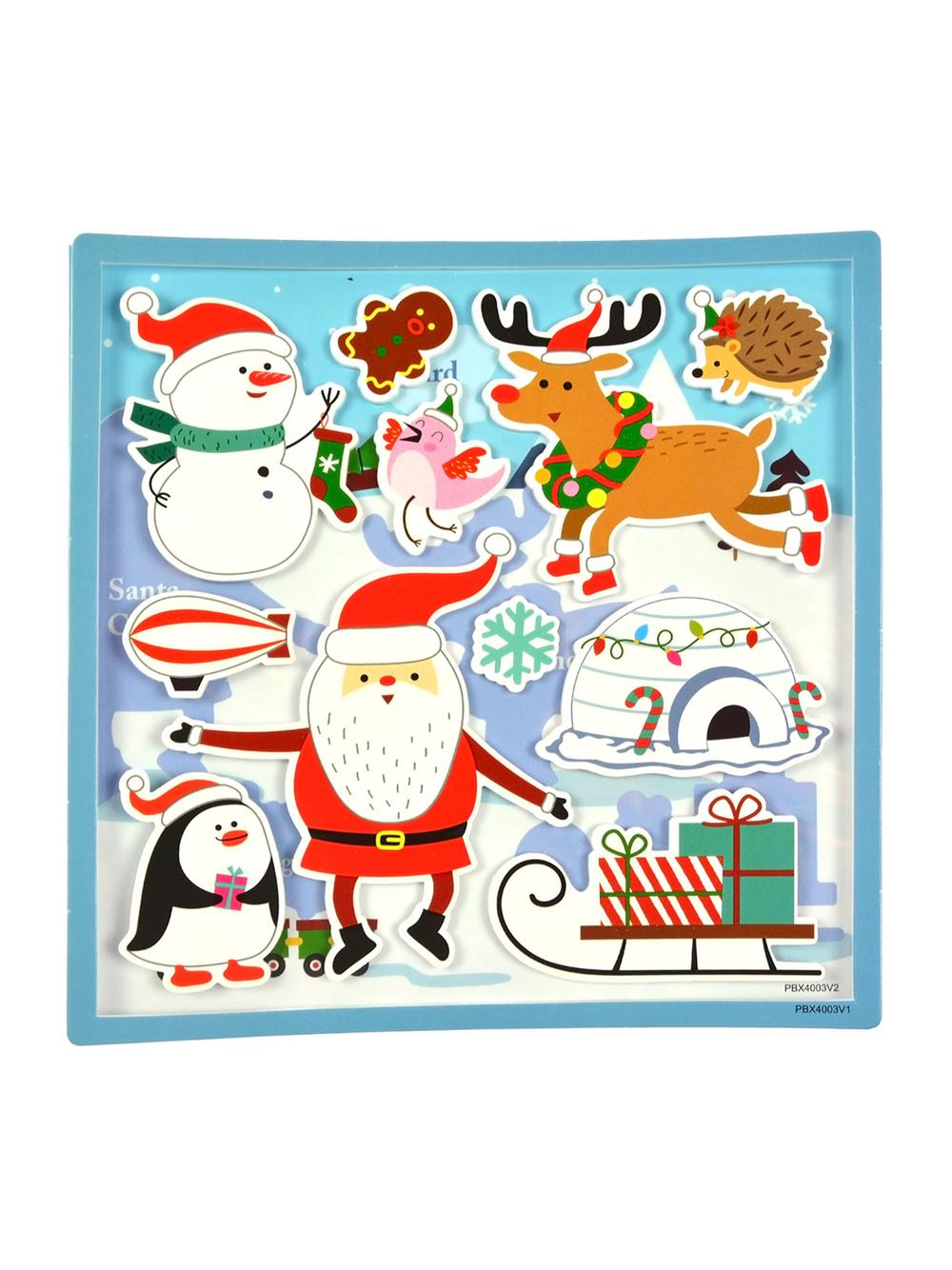 Świateczne naklejki z planszą