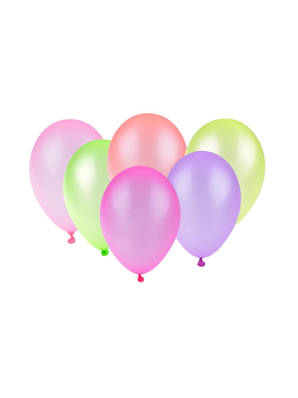 Balony neonowe (8 szt.)