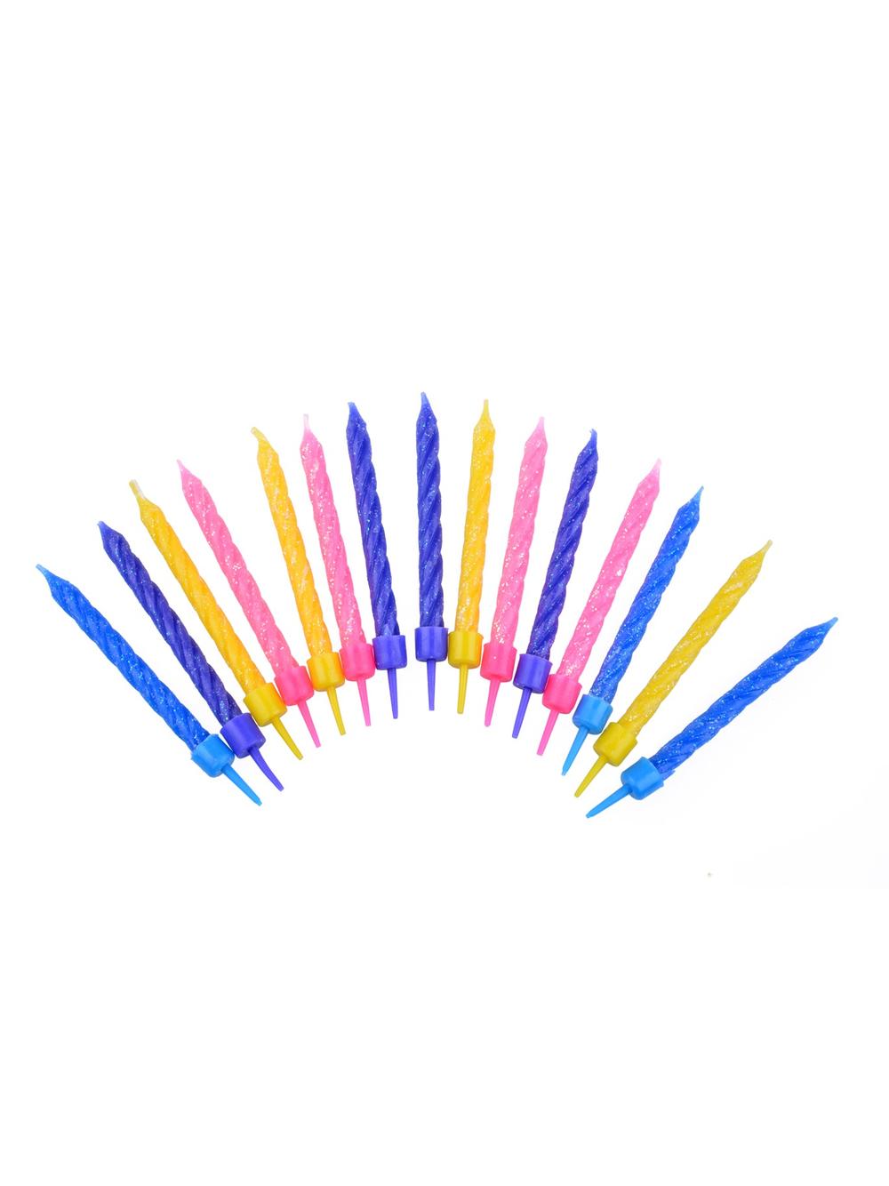 Świeczki urodzinowe kolor (15 szt.)