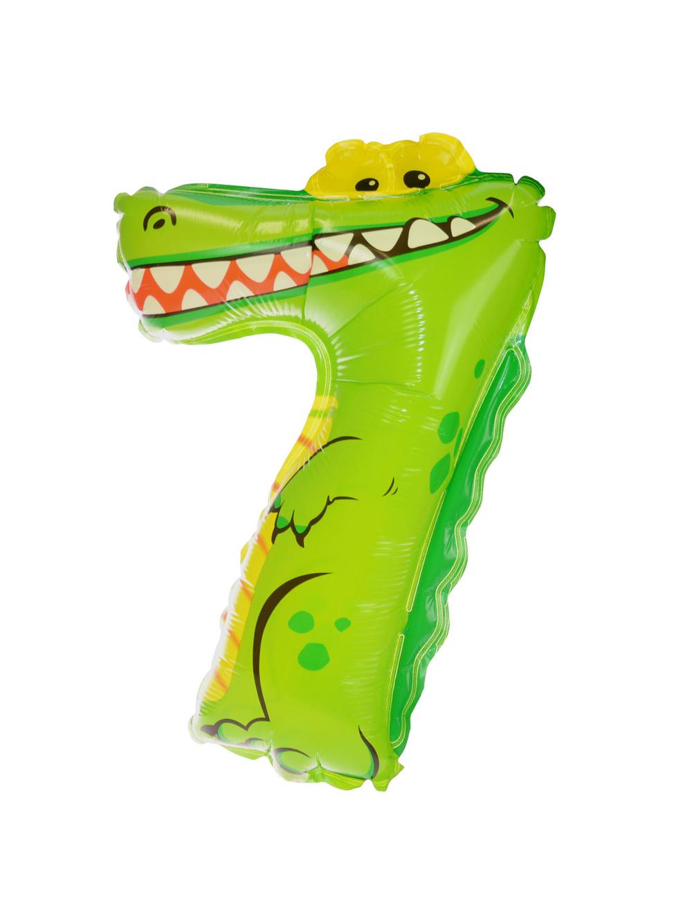 Balon foliowy cyferka zwierzątko nr 7