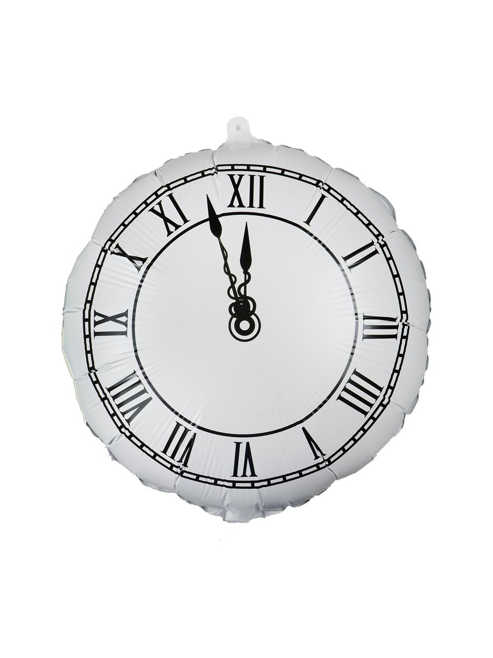 Balon foliowy zegar