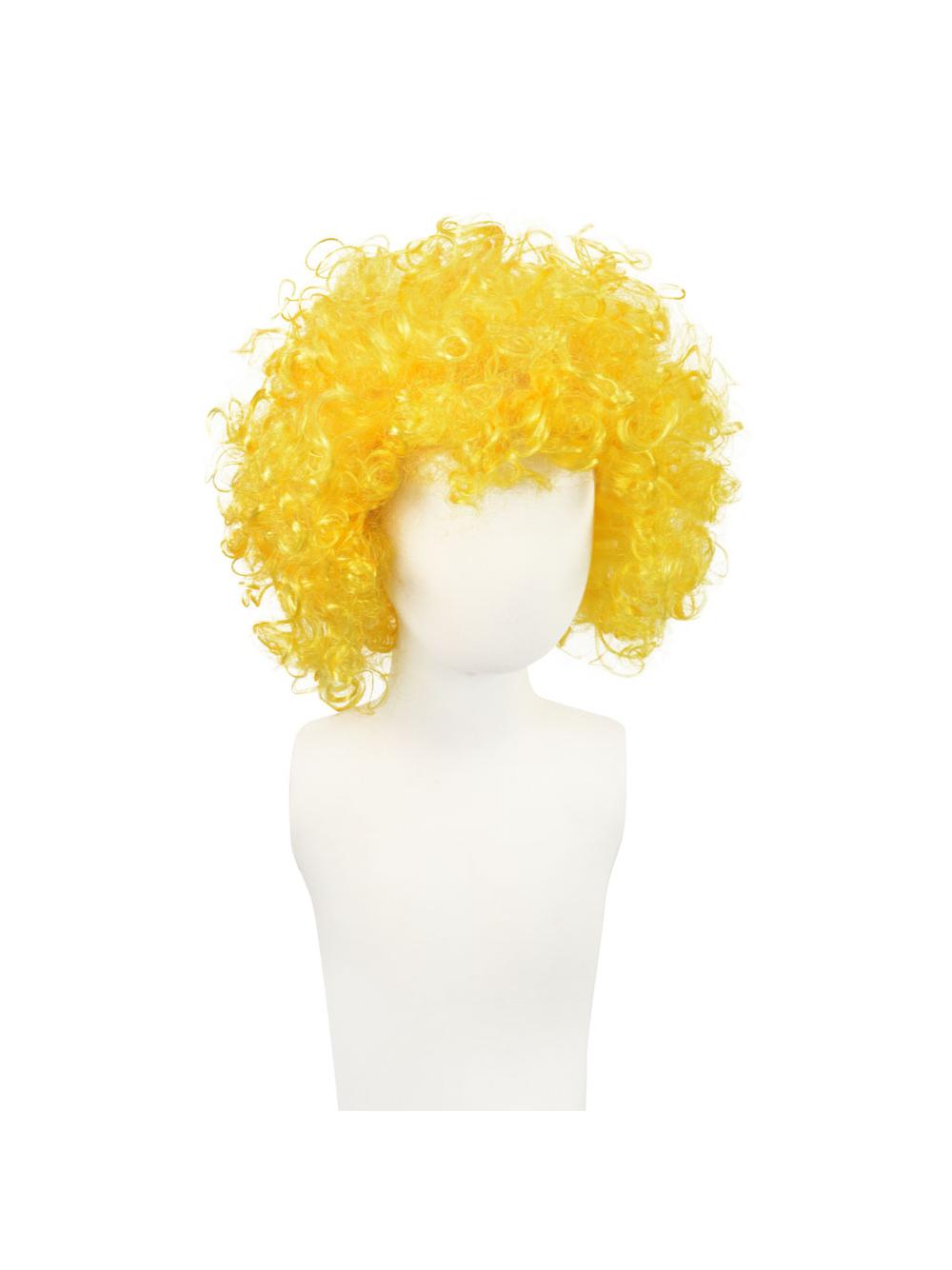 Peruka afro XXL żółta