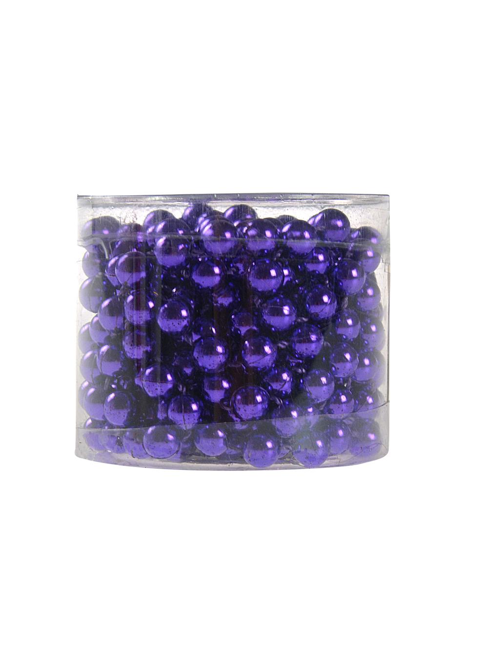 Łańcuch perełki 8 mm fioletowy