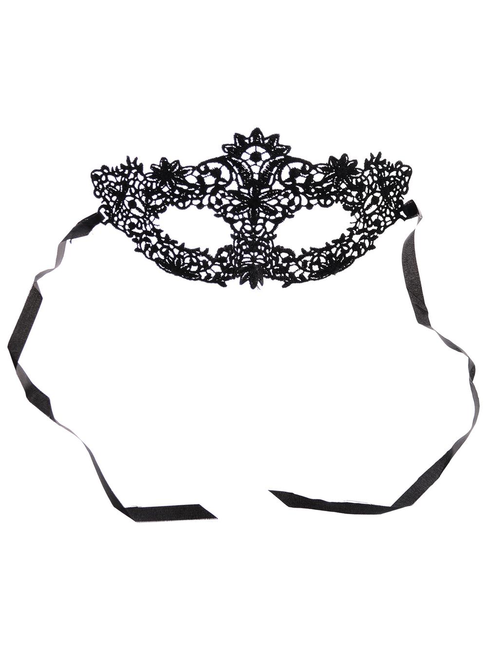 Subtelna maska koronkowa