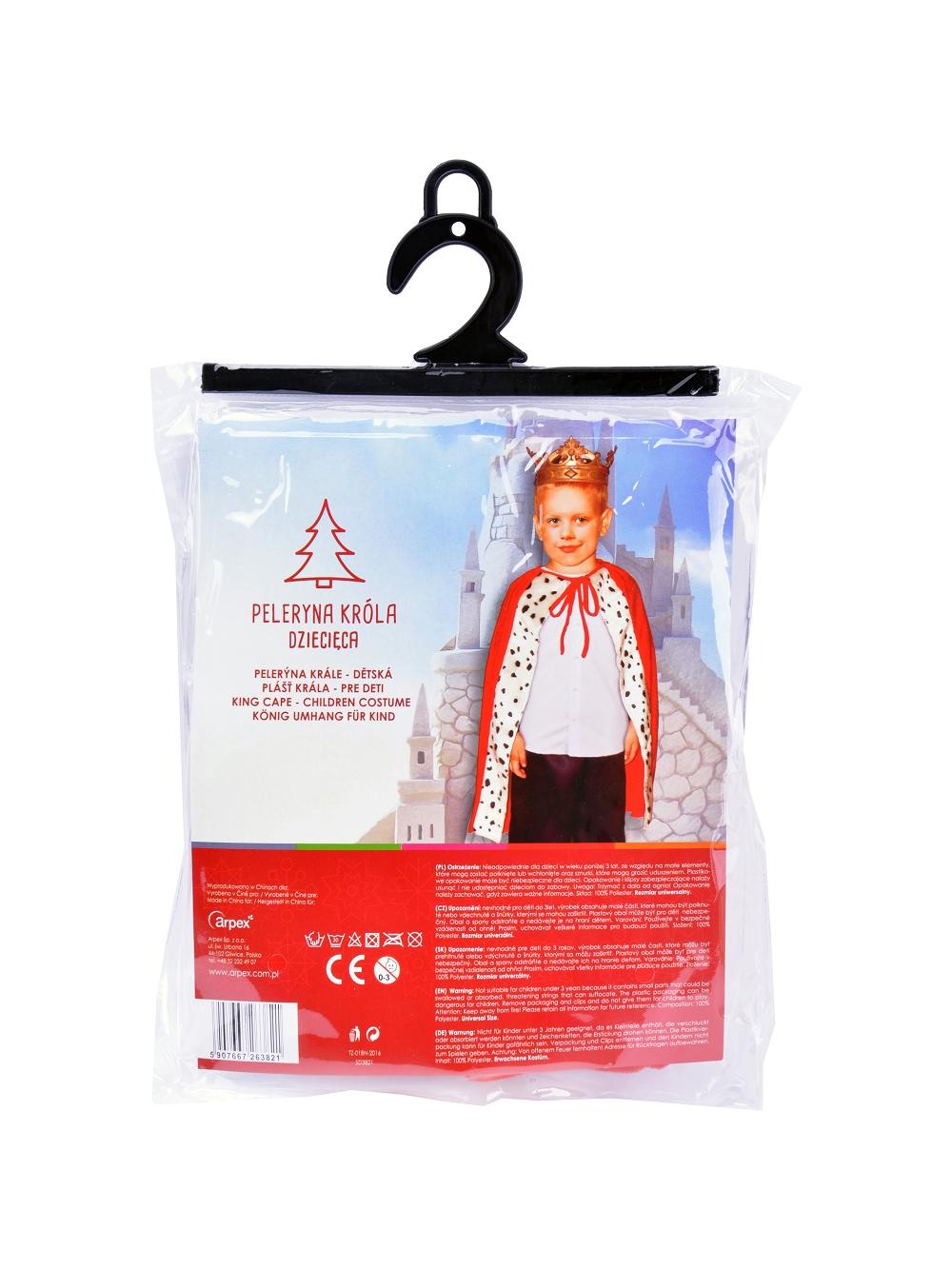 Peleryna króla dziecięca