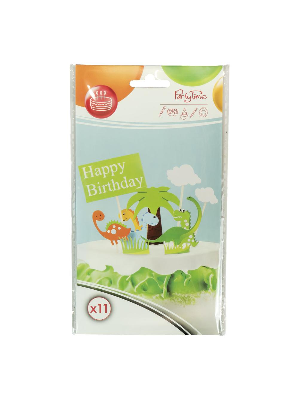 Dekoracja tortu - dinozaury