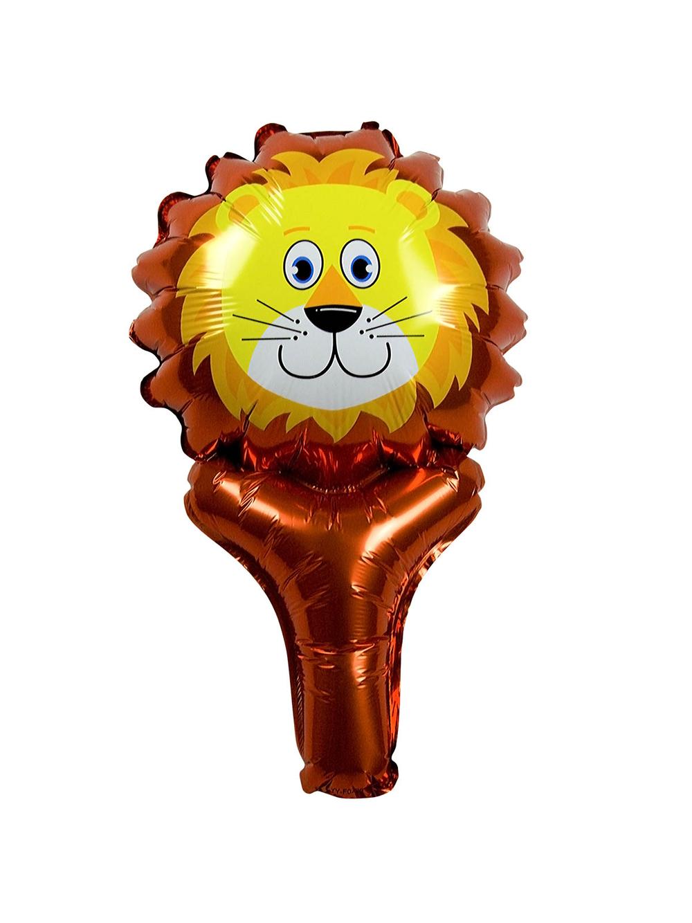 Balon foliowy zwierzątko z uchwytem - lew