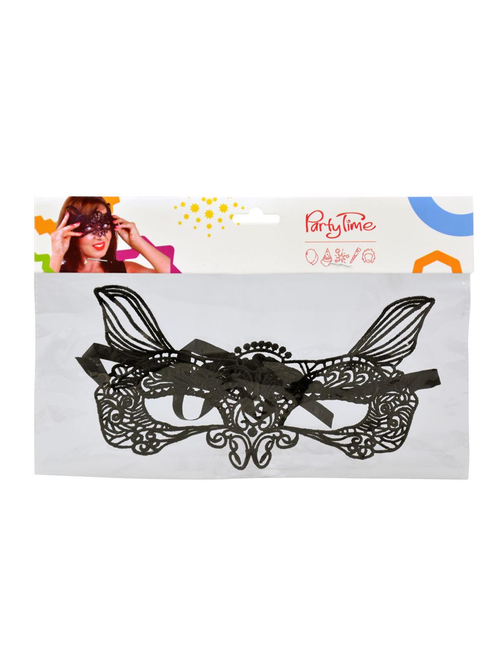 Subtelna maska koronkowa