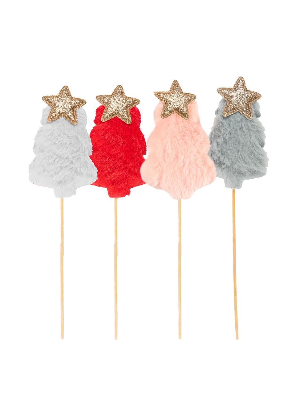 Dekoracja na piku - pluszowa choinka